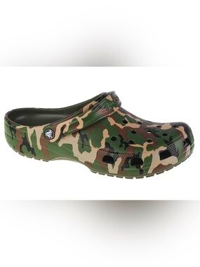 Crocs Unisex Classic Printed Camo Clog army/green/multi 206454-3TC M10 W12